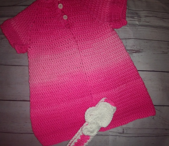 ❤Heart My Dress!! Handmade Crochet Dress - Picture 2 of 4